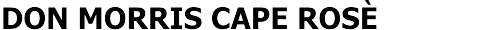 DON MORRIS CAPE ROSE (2011)